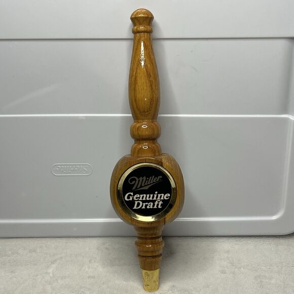 Miller Other - Vintage Miller Genuine Draft Wooden Beer Tap Handle